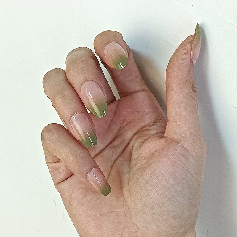 Artificial nails with floral minimalism Bowlift