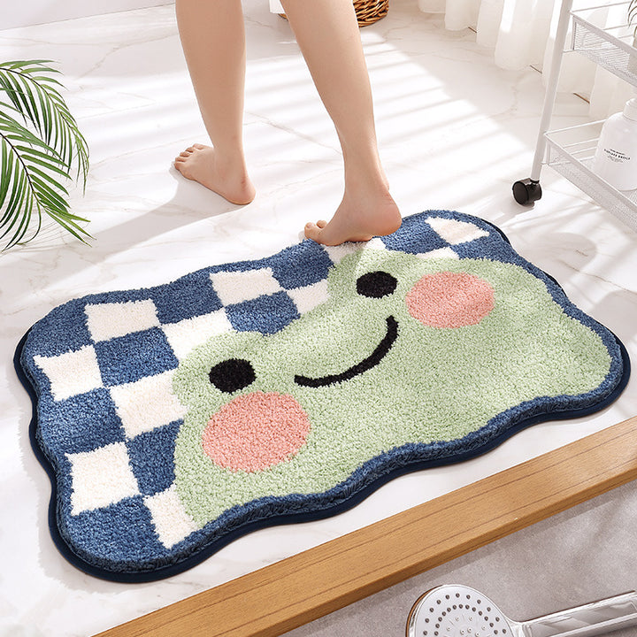 Cute Cat-Themed Bath Mat Bowlift