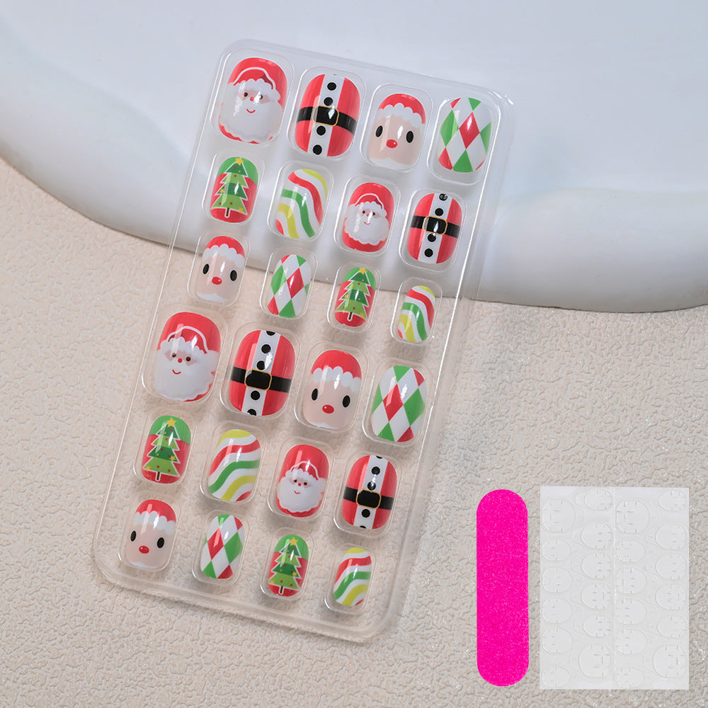 Themed Summer Beach Nail Art Press-On Nails Bowlift