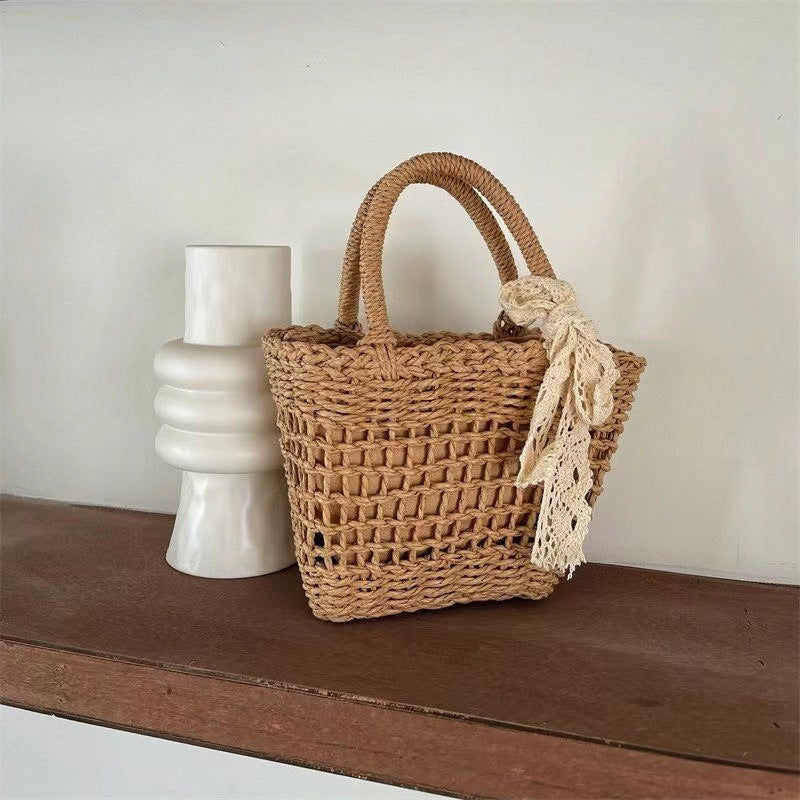 Handcrafted laundry basket bag Bowlift