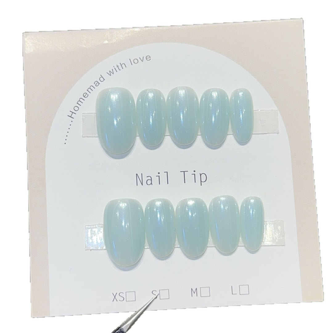 Artifical Nail Tips with Shimmering Effect Bowlift