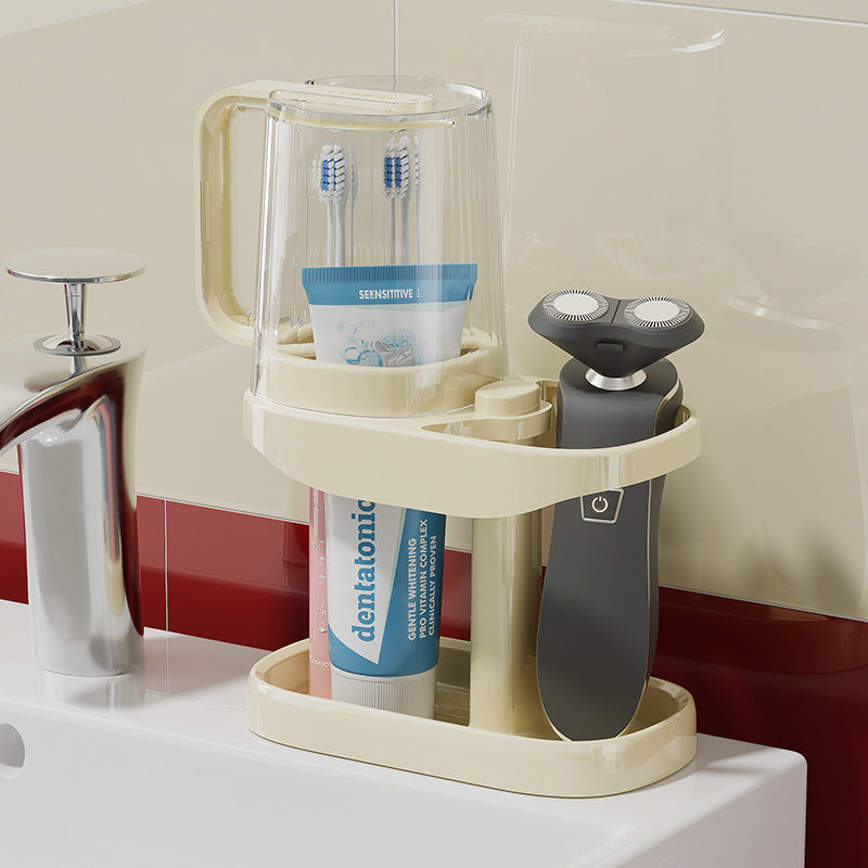 Wall-Mounted Toothbrush Storage Bowlift