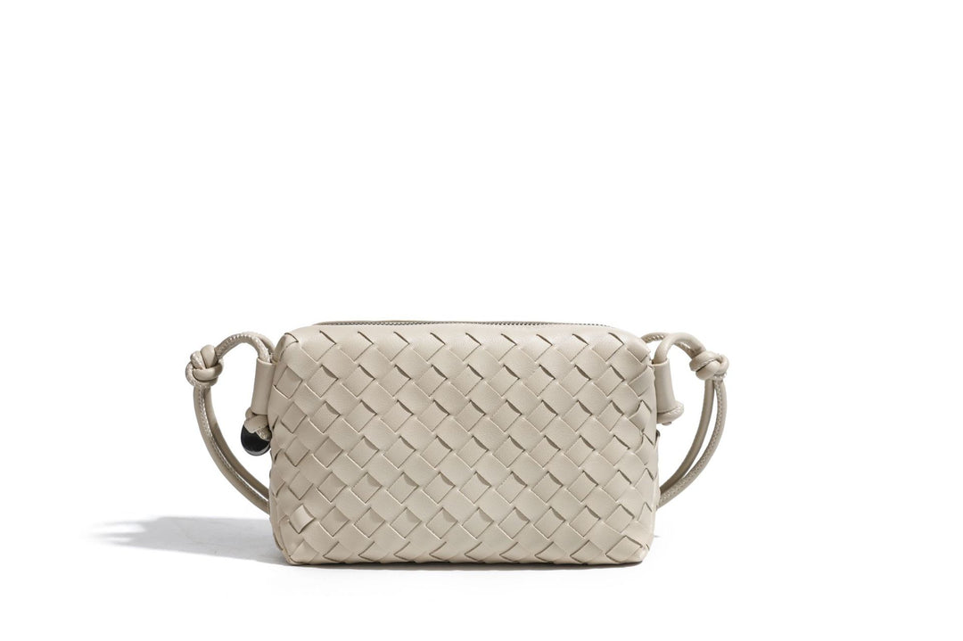 Stylish Woven Crossbody Purse Bowlift