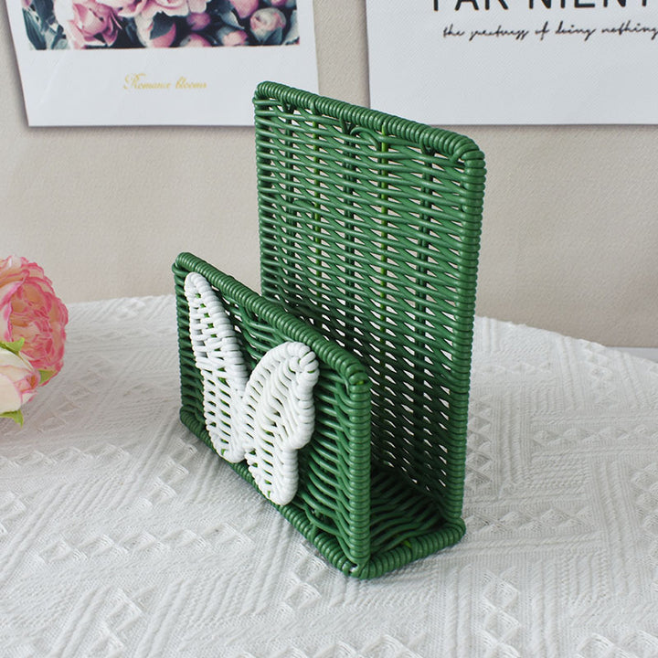 Decorative Butterfly Woven Storage Basket Bowlift