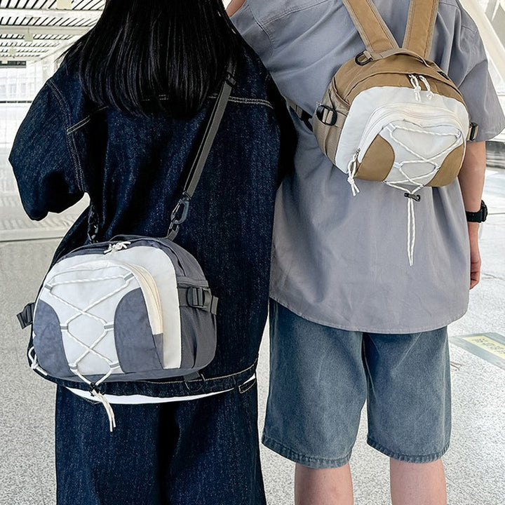 Lightweight Multi-Compartment Crossbody Bag Bowlift