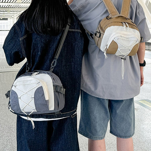 Lightweight Multi-Compartment Crossbody Bag Bowlift