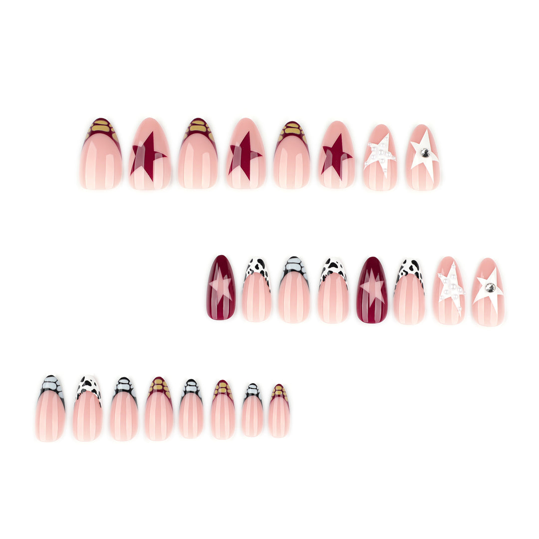 Artful Nail Art with Modern Designs and 3D Accents Bowlift