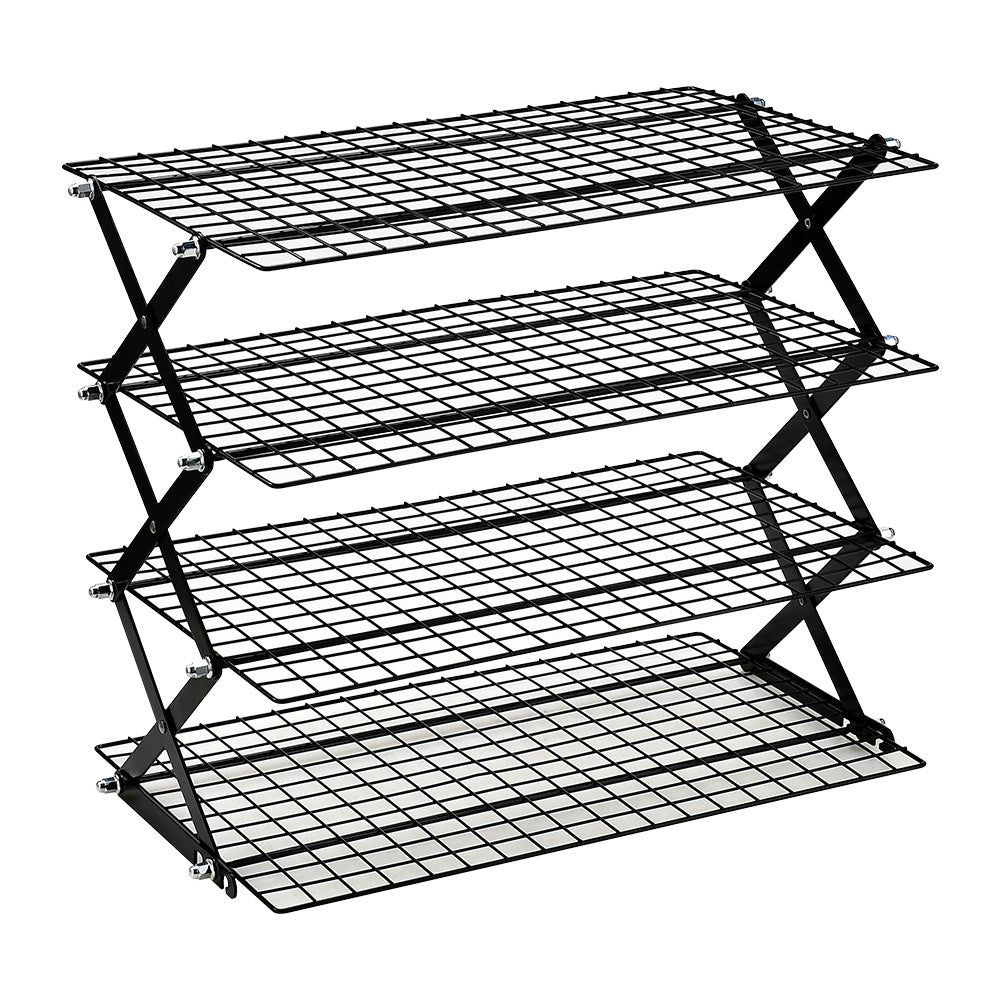 Foldable Kitchen Rack Made of Sturdy Metal Grid Bowlift