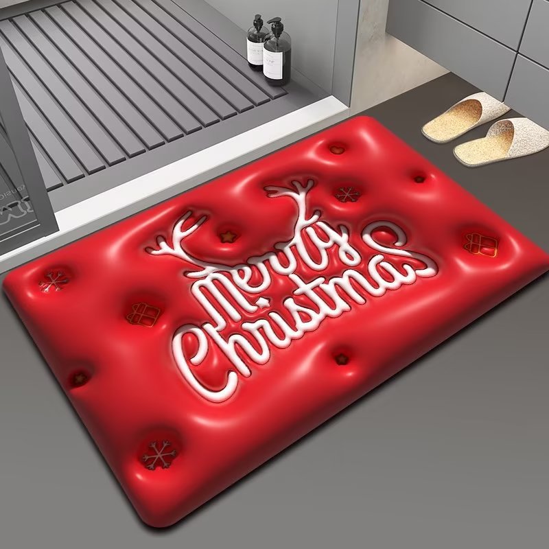 Christmas Themed Floor Mat Bowlift