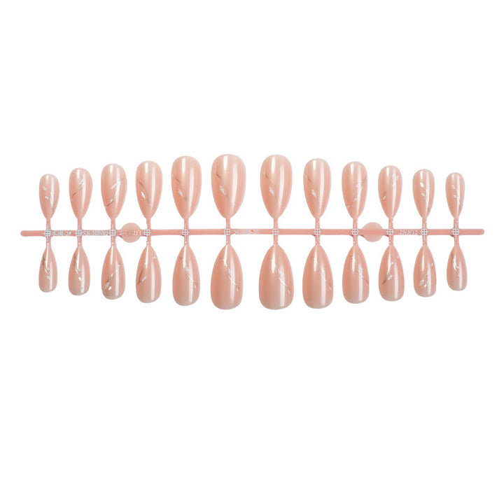 Elegant Press-On Nail Design Set Bowlift