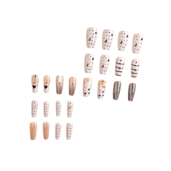 Rhinestone-Embellished Press-On Nail Set Bowlift
