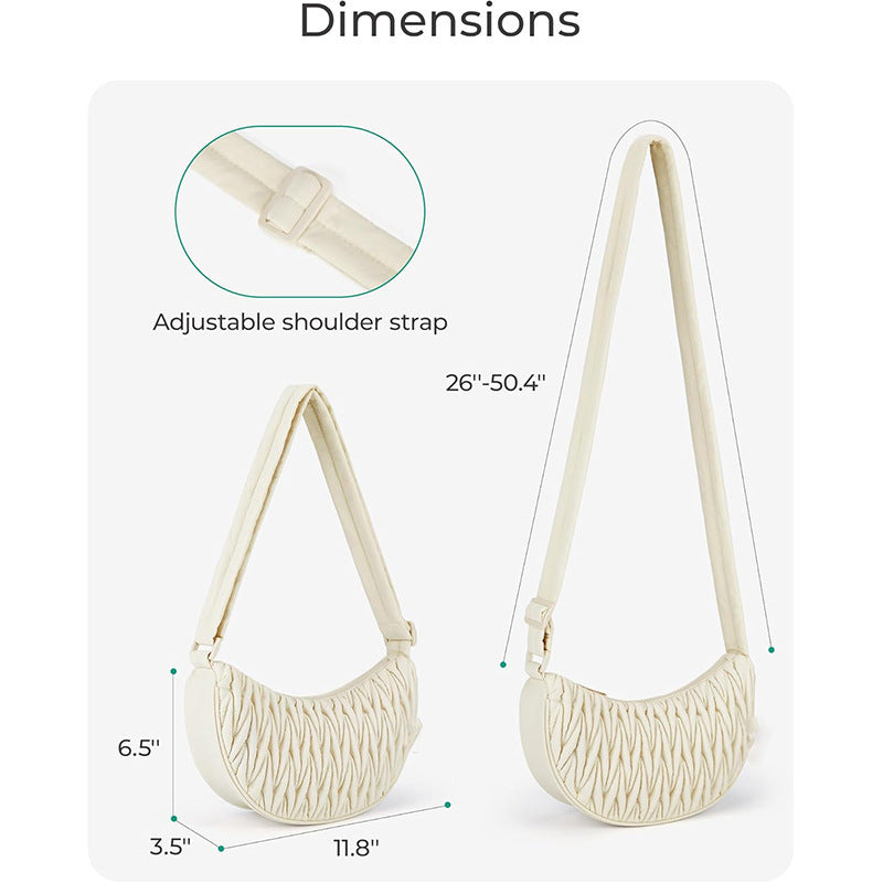 Fashionable shoulder bag with innovative quilted design Bowlift