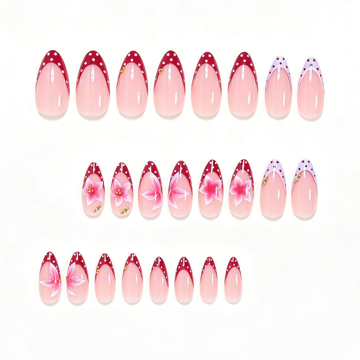 Floral Nail Art Bowlift