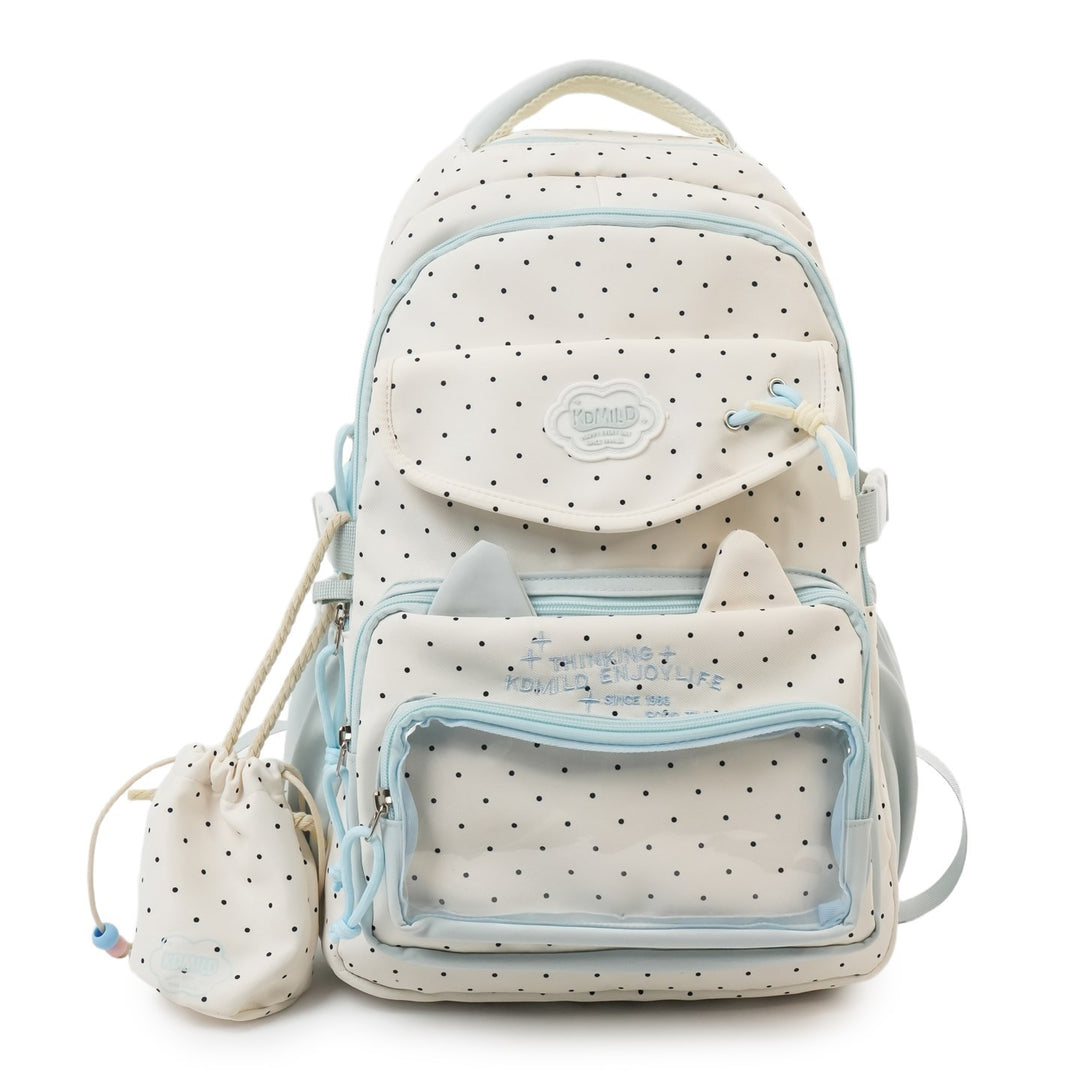 Cute Cat Ear School Backpack Bowlift