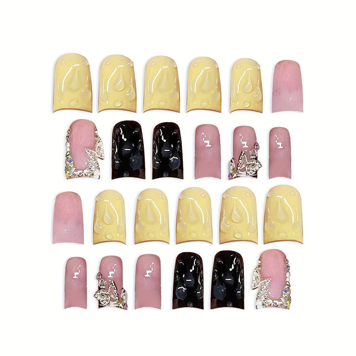Glamorous Decorative Acrylic Nail Art Bowlift