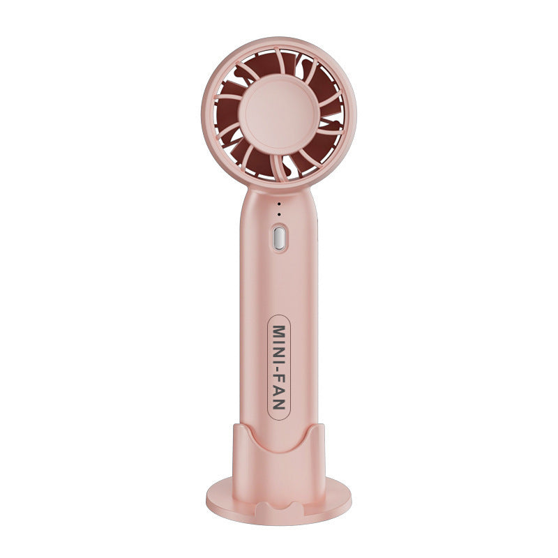Women's portable USB hand fan with rechargeable battery Bowlift