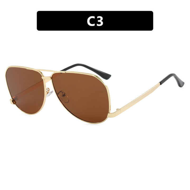 Women’s airplane sunglasses with modern metal frame and polarized lenses Bowlift