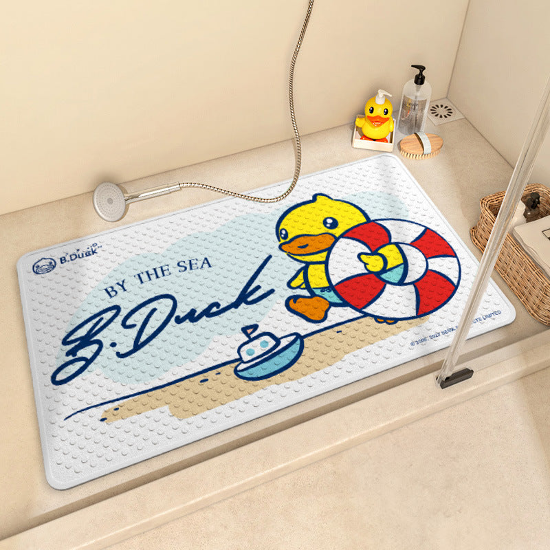 Playful Cartoon Shower Mat Bowlift