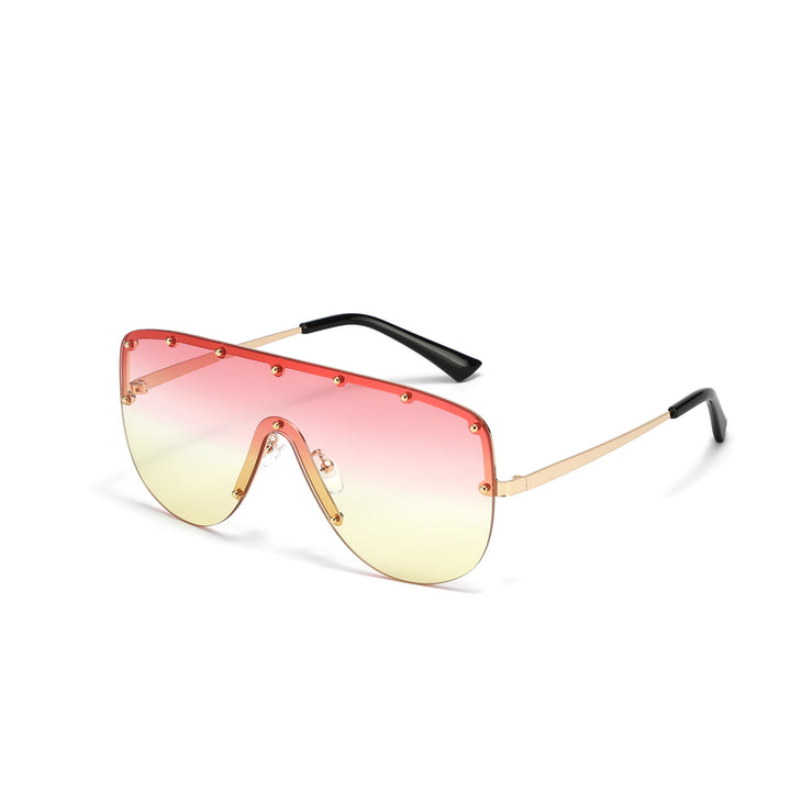 Women futuristic oversized sunglasses Bowlift