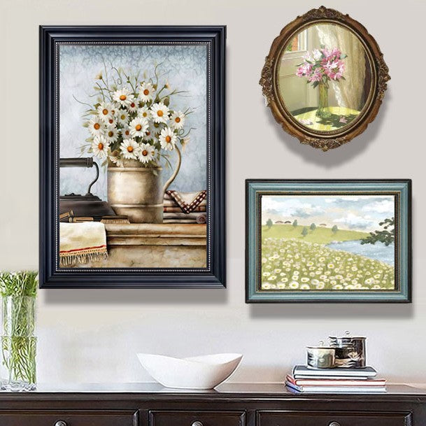 Vintage Floral Wall Decoration Print