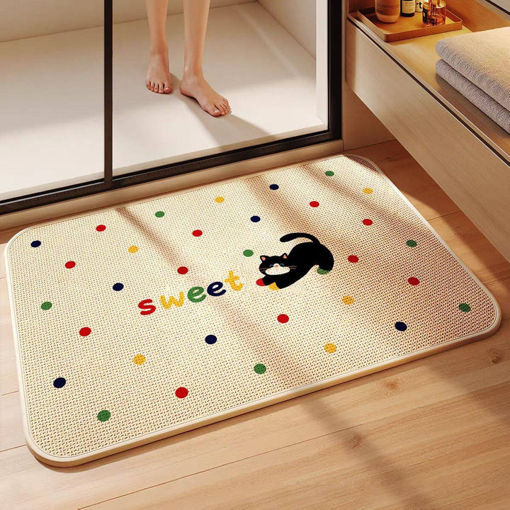 Decorative Bath Mat Bowlift