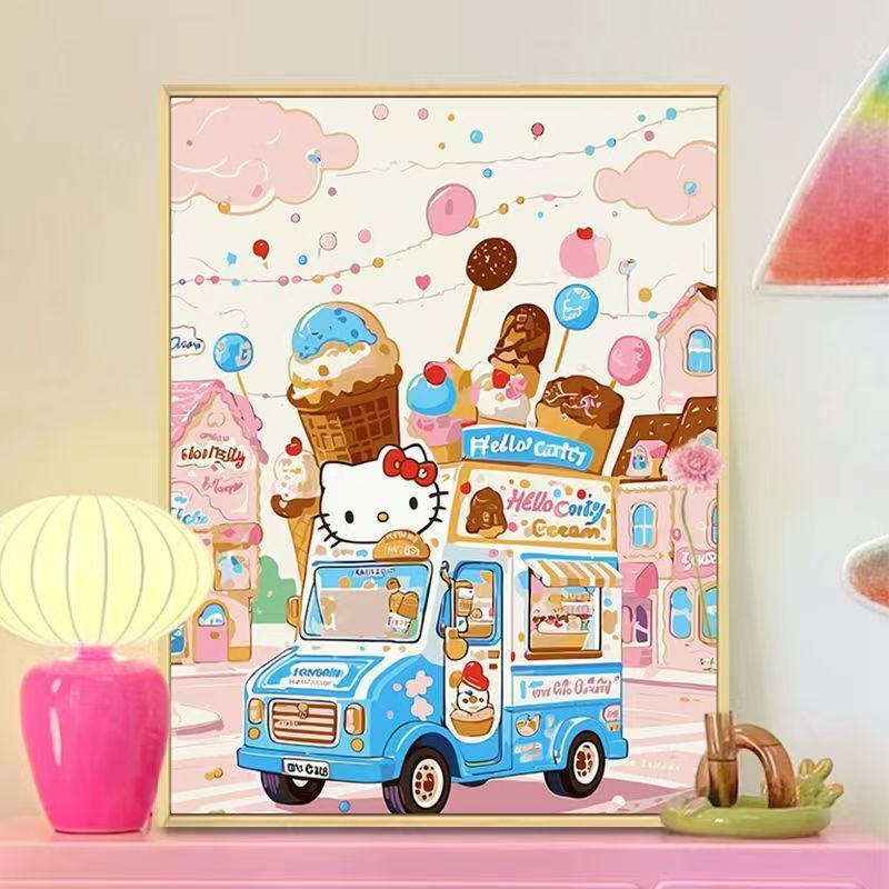 Cute Bakery-Themed Wall Art Print Bowlift