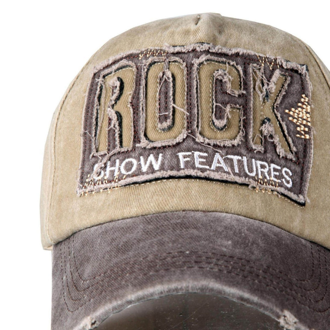 Unisex Distressed Graphic Adjustable Cap Bowlift
