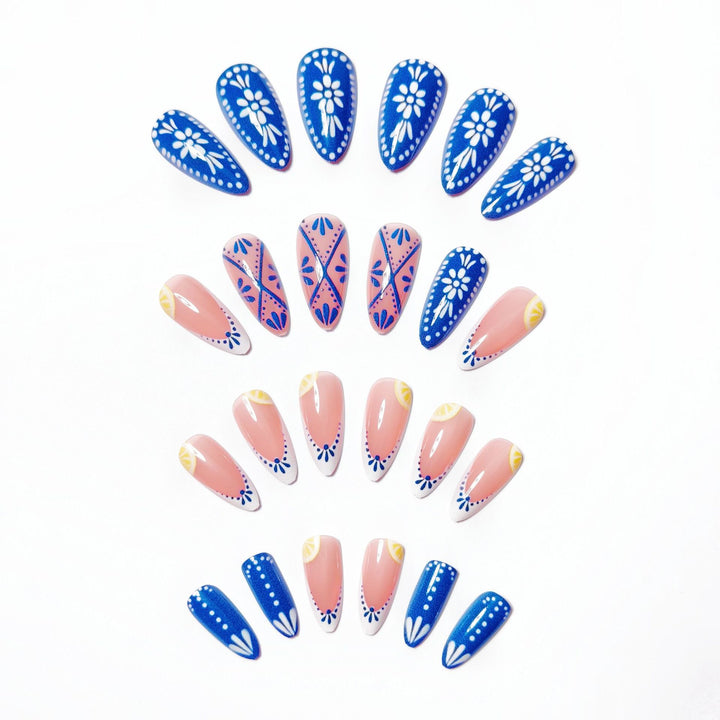 Artistic Floral Nail Art Set Bowlift