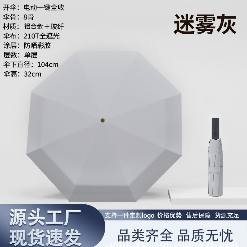 Women's Automatic Windproof Umbrella with UV Protection Bowlift