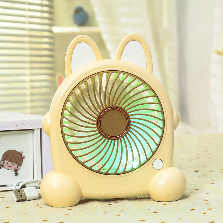 Women's Portable Mini Fan in Creative Animal Design Bowlift