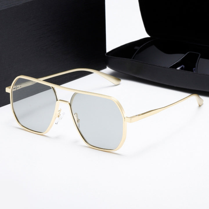 Women's innovative fashionable sunglasses with rectangular frame Bowlift