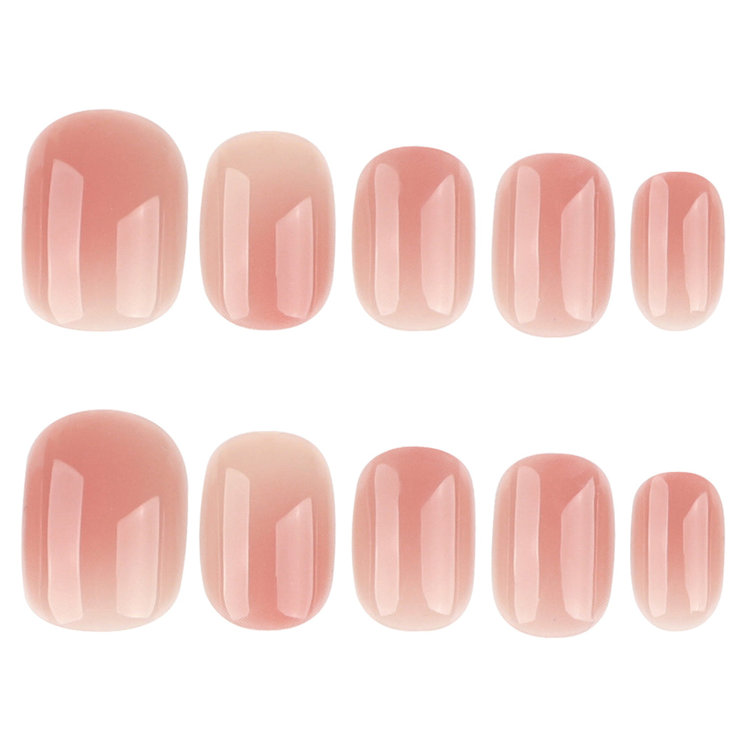 Artificial gel nails with elegant high-gloss finish Bowlift