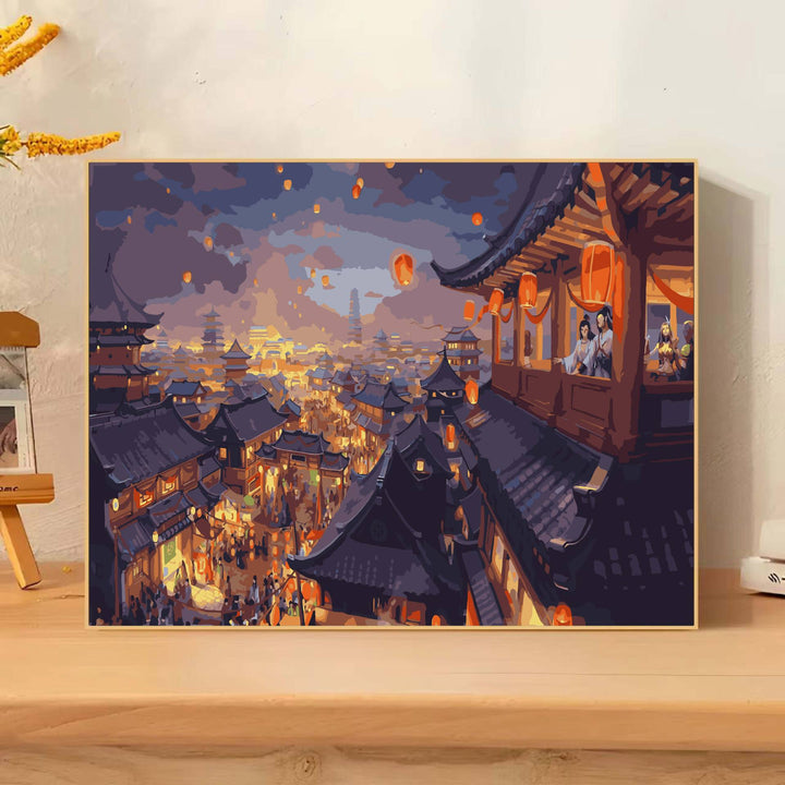 Scenic Landscape Art Canvas Print Bowlift