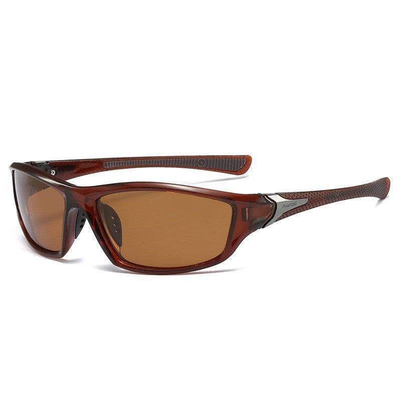 Unisex nan sporty wraparound sunglasses with polarized, shatterproof polycarbonate lenses and non-slip nose pads Bowlift