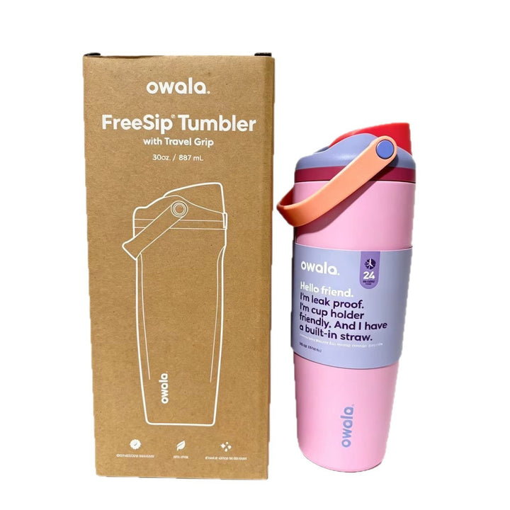 Unisex drink tumbler with integrated straw and leak-proof design Bowlift