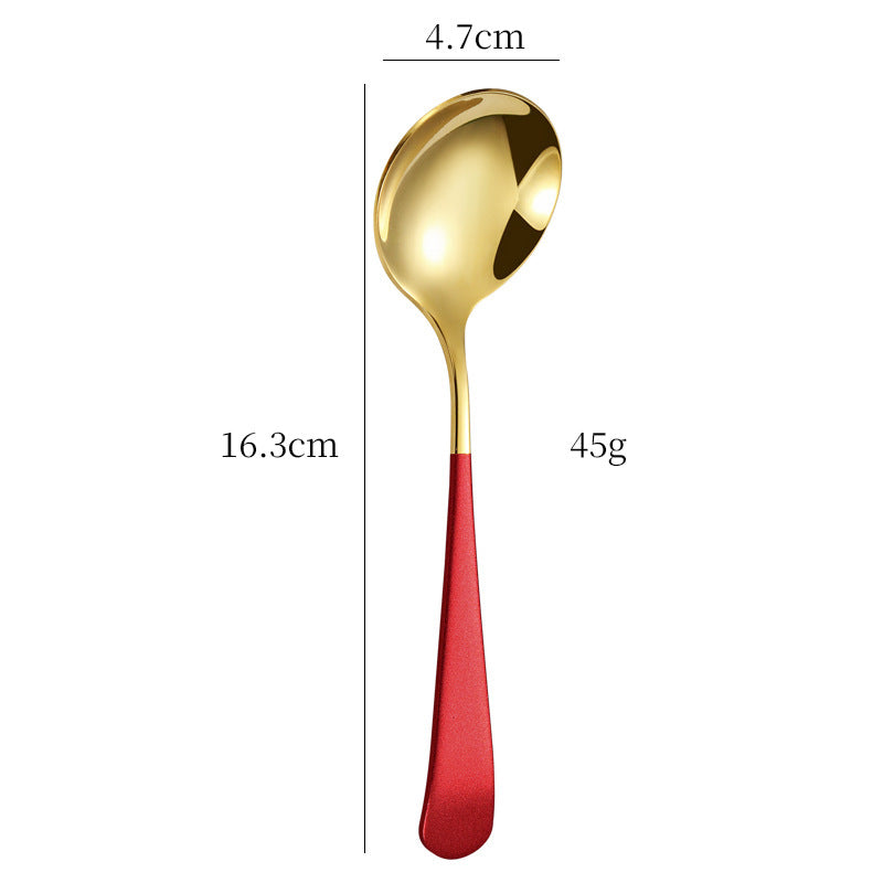 Elegant Dessert Spoon with High-Quality and Non-Slip Grip Design Bowlift