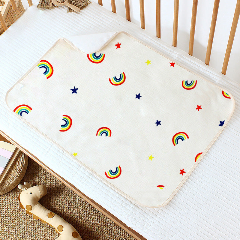 Ladies changing pad with cheerful floral pattern Bowlift