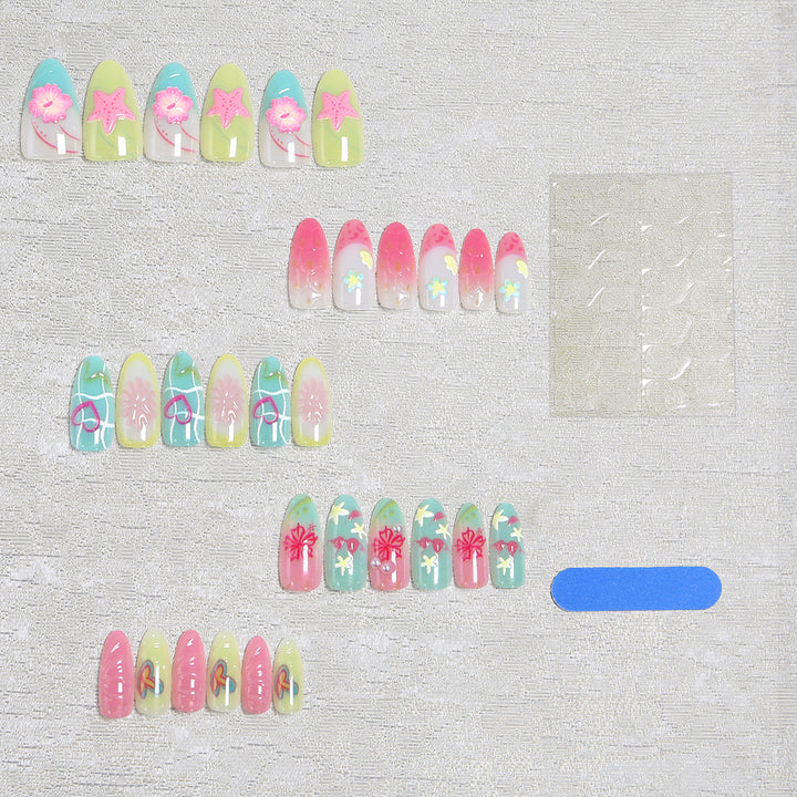 Artistic 3D Nail Tips with Maritime Motif Bowlift