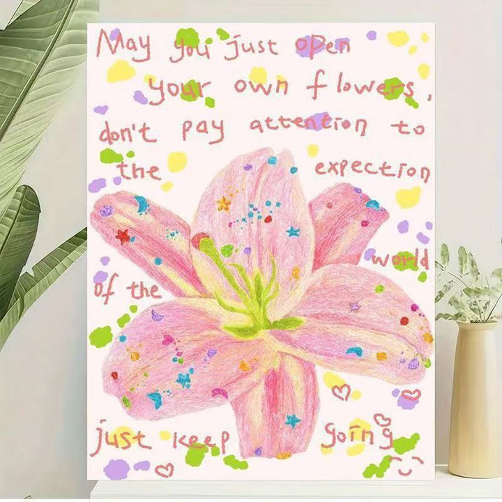 Floral Artwork Canvas Print Bowlift