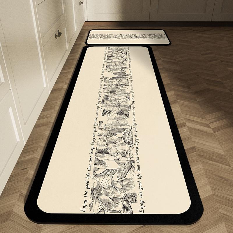 Geometric Patterned Kitchen Runner Mat