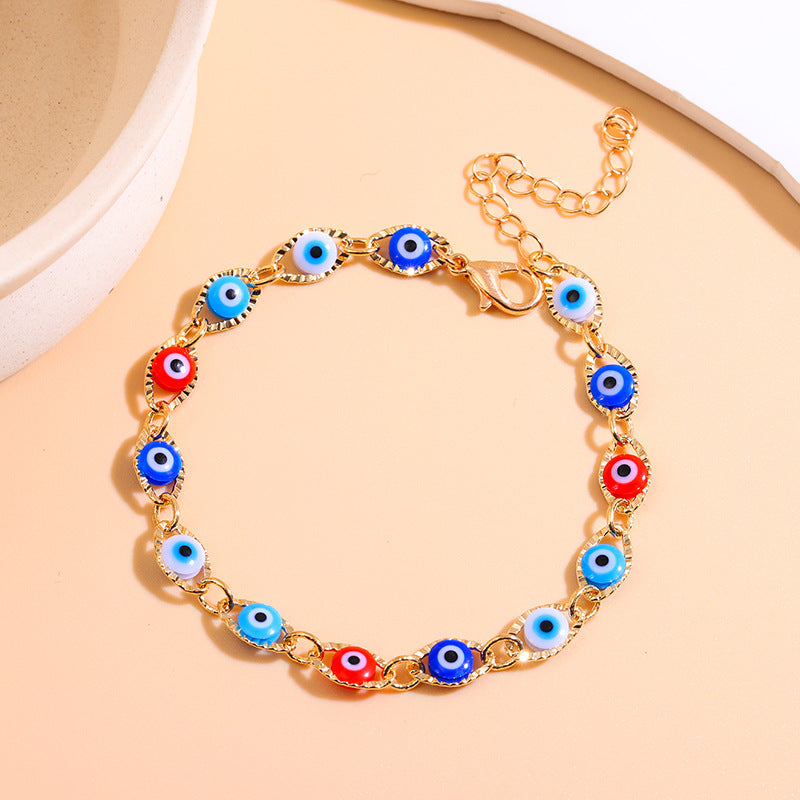 Evil Eye Charm Bracelet Bowlift 1788164291