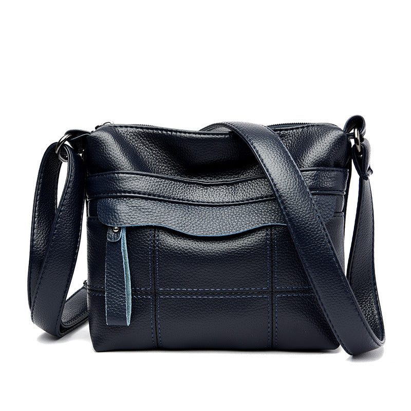 Functional Leather Crossbody Bag Bowlift