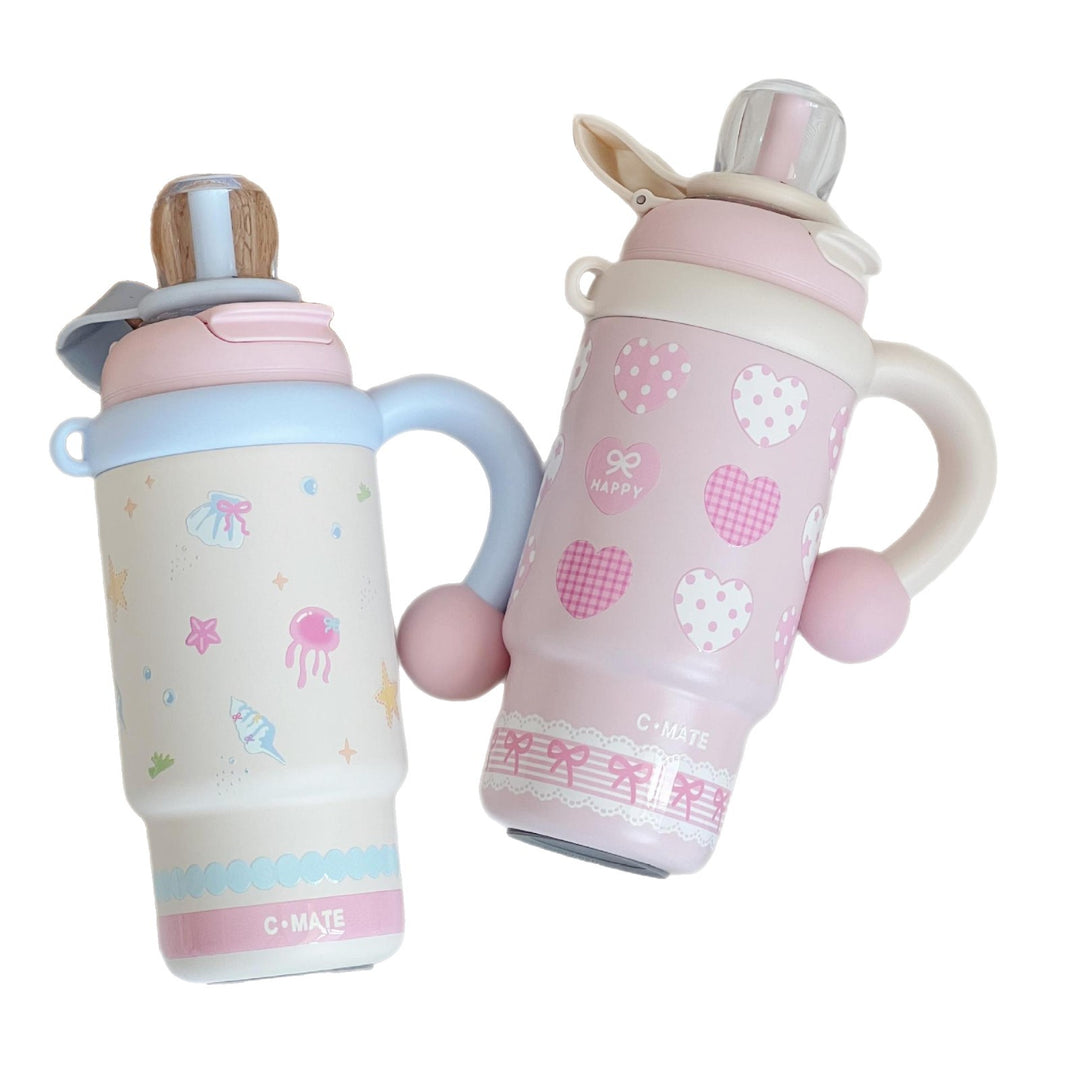 Women Insulated Drinking Bottle with Creative Components Bowlift