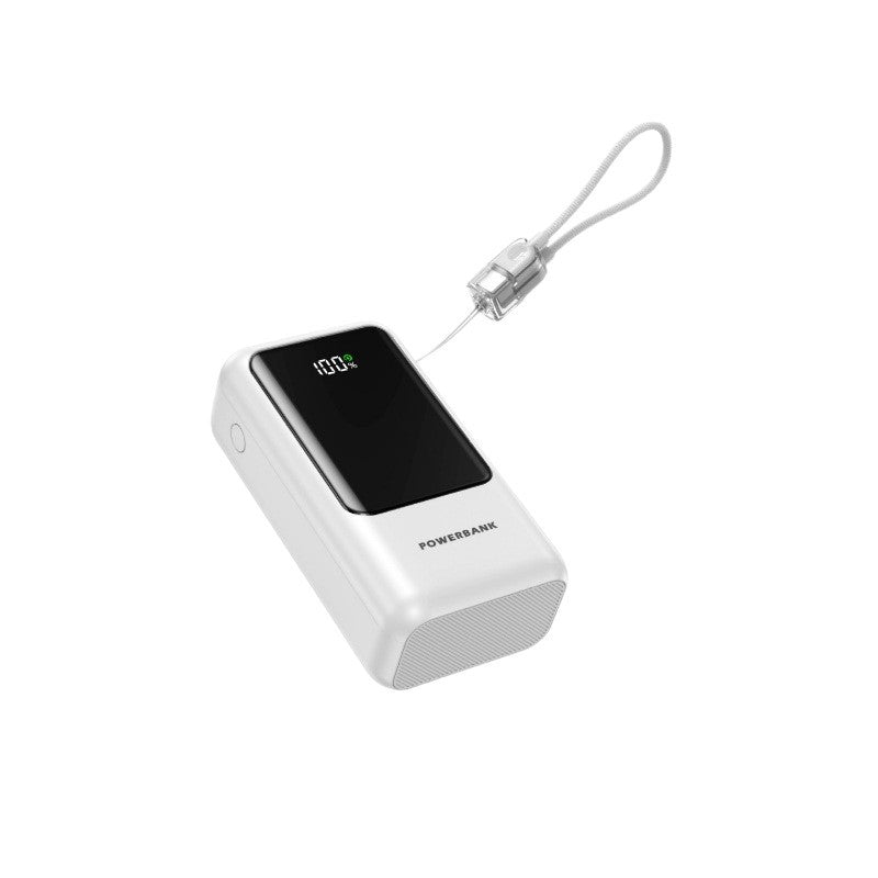 Portable power bank with digital charge indicator and compact design Bowlift