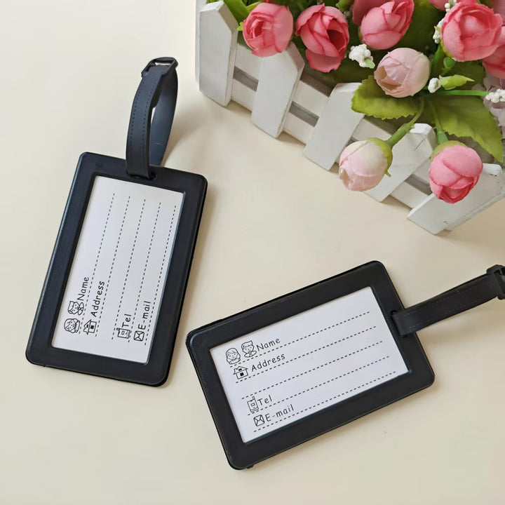 Unisex Retro Puzzle-Themed Luggage Tag Bowlift