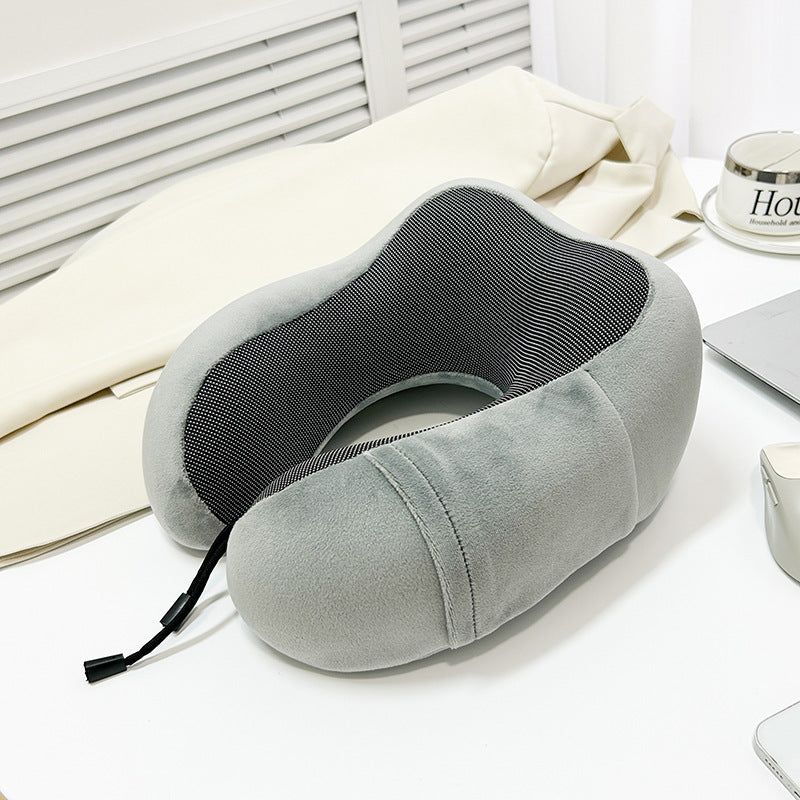 Women's ergonomic travel neck support pillow with breathable surface Bowlift