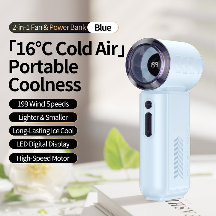 Portable Cooling Fan for Women with Power Bank Bowlift