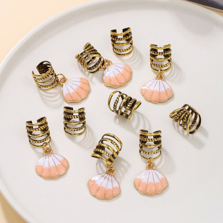 Stylish hair clips with shell pattern Bowlift