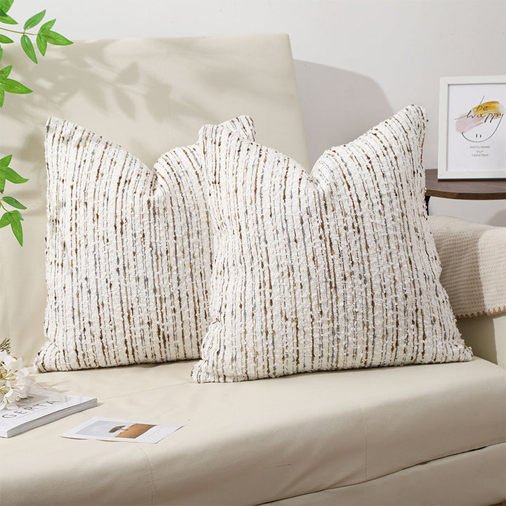 Textured Jacquard Decorative Cushion