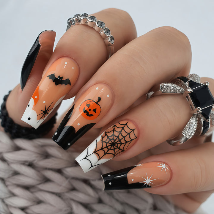 Creative Halloween Nail Design Bowlift